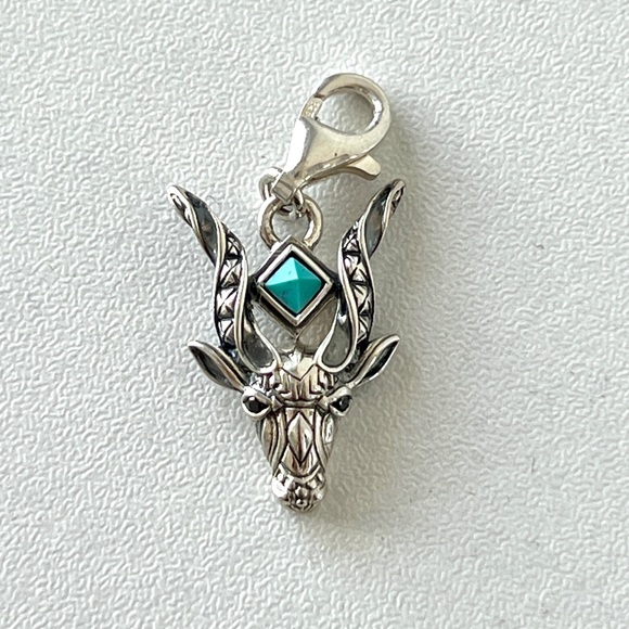 Thomas Sabo Charm Deer Head Turquoise - Picture 2 of 3